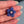 Load image into Gallery viewer, Opal & Dichro Flower Pendant Periwinkle