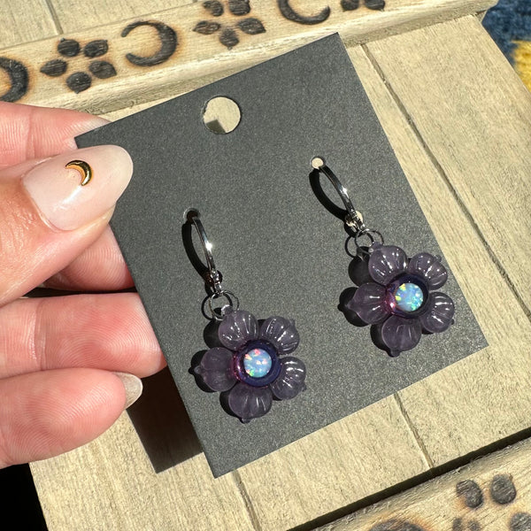 Wildberry Flower Earrings