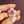 Load image into Gallery viewer, Dichro Flower Pendant - Bubblegum and Telemagenta with Pink Sparkle

