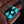 Load image into Gallery viewer, Triple Moon w/ Flower - Glow-in-the-dark &amp; Black
