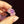 Load image into Gallery viewer, Dichro Flower Pendant - Mauve and Royal Jelly with Purple Sparkle
