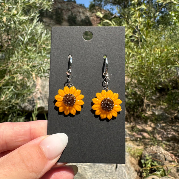 Sunflower Earrings #1