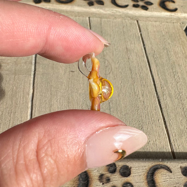 Dichro Flower Pendant - Serendipity Yellow