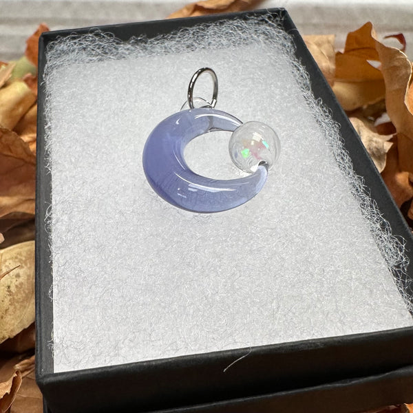 Moon Spinner Pendant - Lavendar