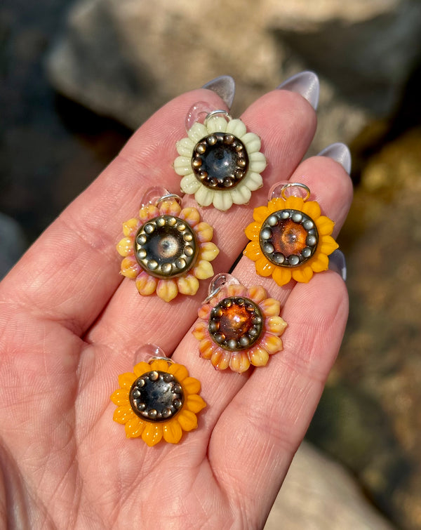 Sunflower Glass Pendants 2025