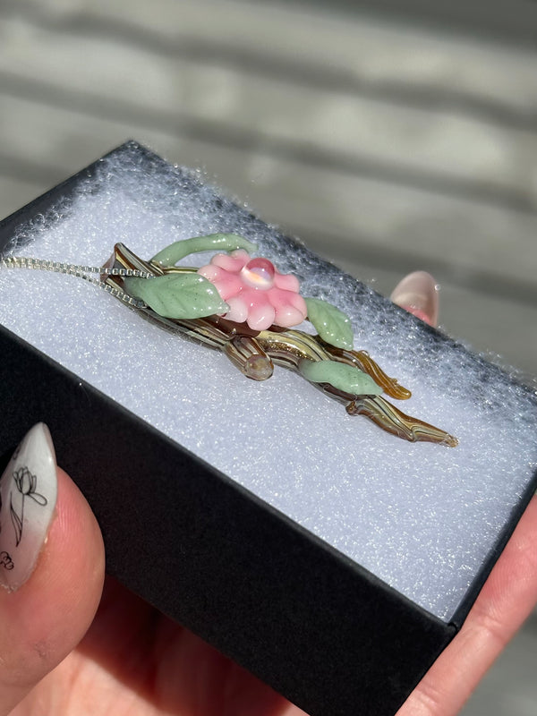 Cherry Blossom Branch Pendant 2/4