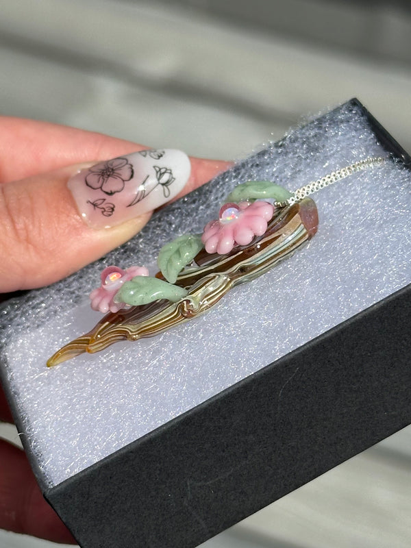Cherry Blossom Branch Pendant 4/4