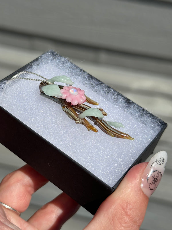 Cherry Blossom Branch Pendant 3/4
