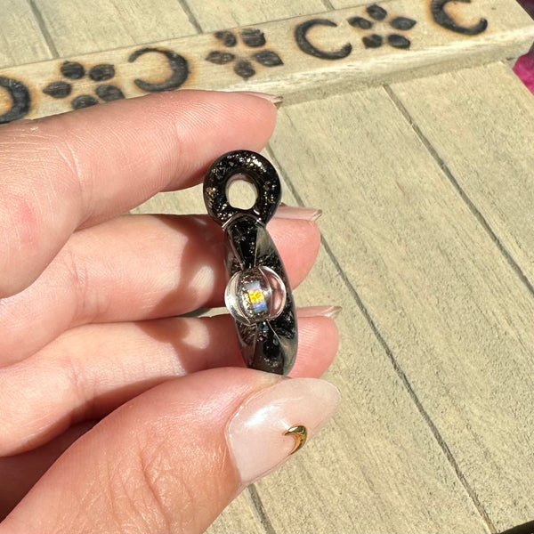 Moon Spinner Black & Gold