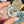 Load image into Gallery viewer, Moon Spinner Glopal with Gold Sparkle (UV reactive pink)
