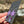 Load image into Gallery viewer, Canna Leaf &amp; Crystal Point Earrings Purple
