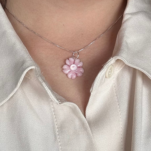 Pink Cherry Blossom Charm