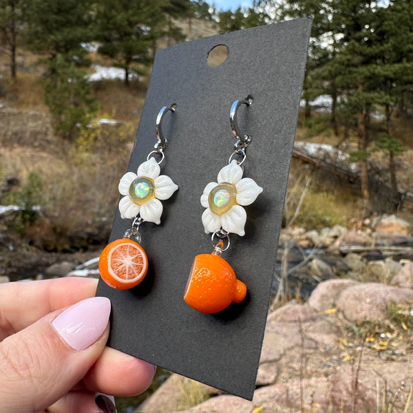 Abigail Castagnaro Collab Earrings Citrus #1