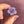 Load image into Gallery viewer, Dichro Flower Pendant Purple Satin &amp; Royal Jelly
