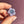 Load image into Gallery viewer, Dichro Flower Pendant - Pastel Purple and Blue with Purple Sparkles

