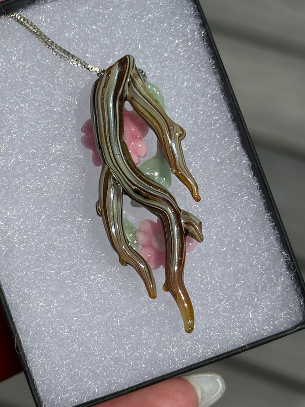 Cherry Blossom Branch Pendant 4/4