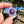 Load image into Gallery viewer, Flower Pendant with Cubic Zirconia Center Purple Satin
