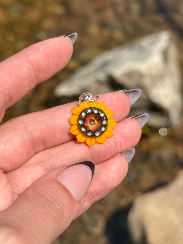 Sunflower Glass Pendants 2025