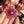 Load image into Gallery viewer, Small Sparkly Spinning Flower Pendant - Telemagenta

