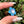 Load image into Gallery viewer, Pastel Rainbow Dichro Flower Pendant Blue
