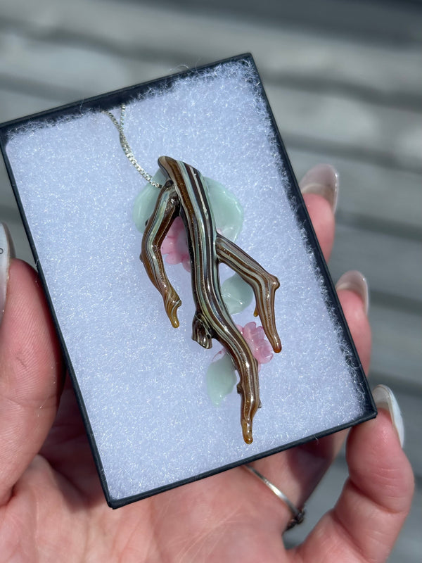 Cherry Blossom Branch Pendant 1/4