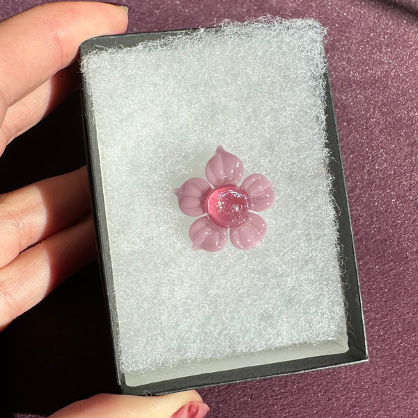 Dichro Flower Pendant Mauve & Telemagenta