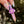 Load image into Gallery viewer, Flower Blade Pendant Pastel Purple &amp; Pink
