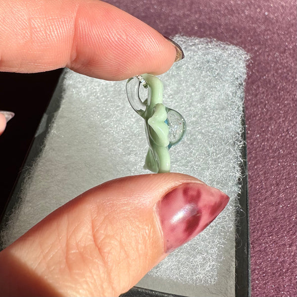 Dichro Flower Pendant Mint and Meta Terrania