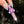 Load image into Gallery viewer, Flower Blade Pendant Pastel Purple &amp; Pink
