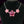 Load image into Gallery viewer, Pink Floral Linked Necklace with Spinner
