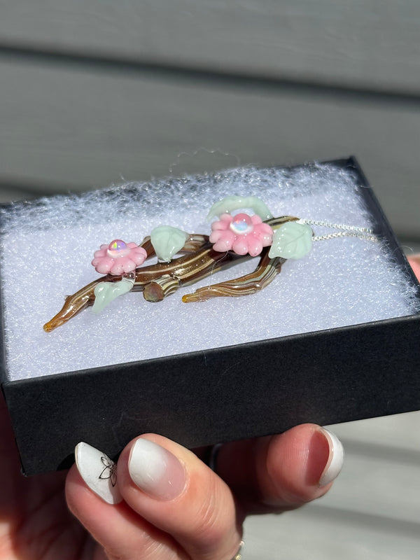 Cherry Blossom Branch Pendant 1/4