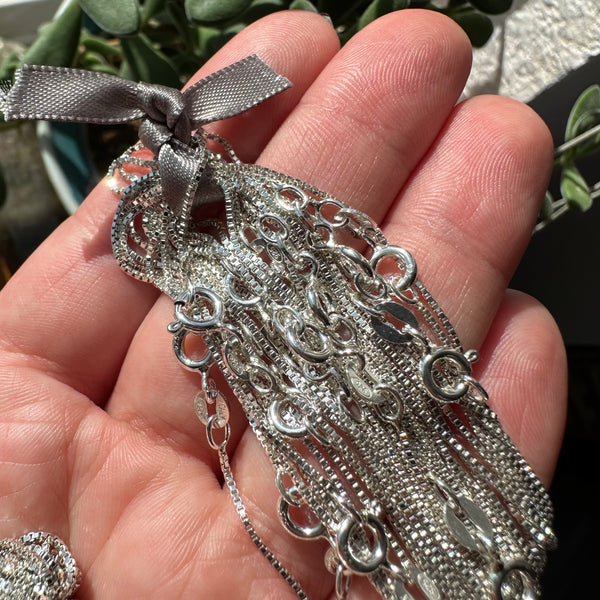 Sterling Silver Box Chain