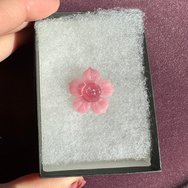 Dichro Flower Pendant Blush & Telemagenta