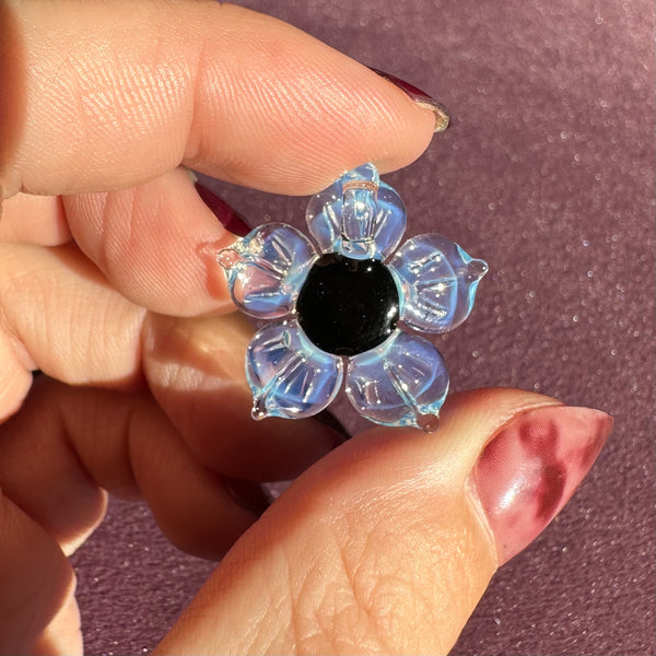 Dichro Flower Pendant Glopal & Black