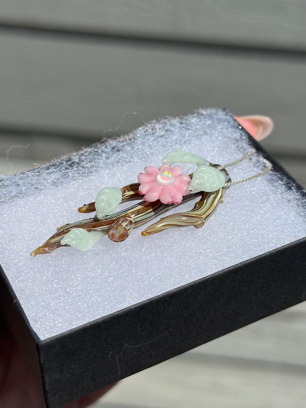 Cherry Blossom Branch Pendant 3/4