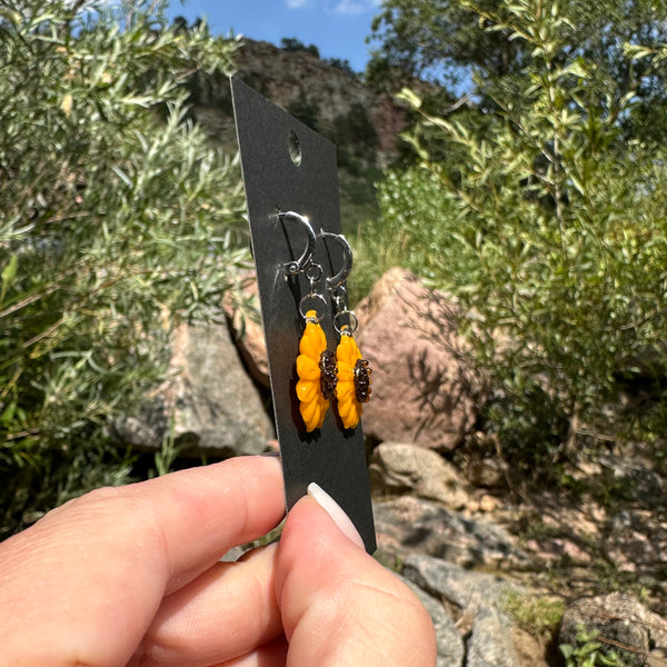 Sunflower Earrings #1