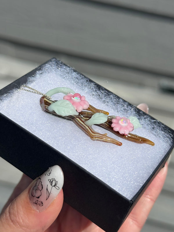 Cherry Blossom Branch Pendant 1/4