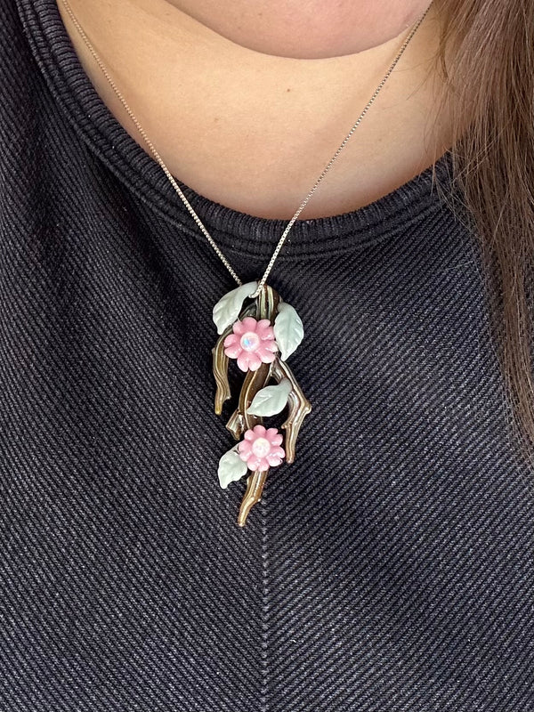 Cherry Blossom Branch Pendant 1/4
