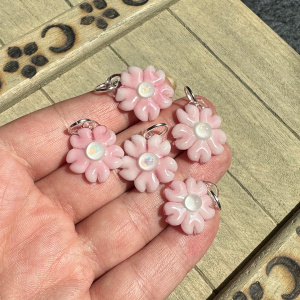 Pink Cherry Blossom Charm