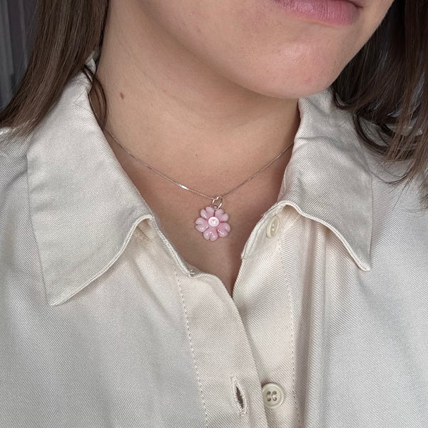 Pink Cherry Blossom Charm