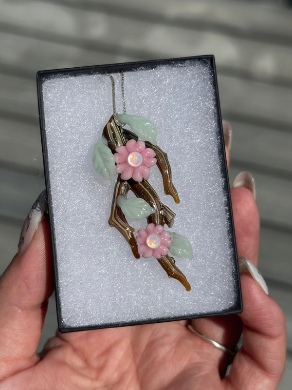 Cherry Blossom Branch Pendant 1/4