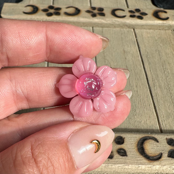 Dichro Flower Pendant - Blush