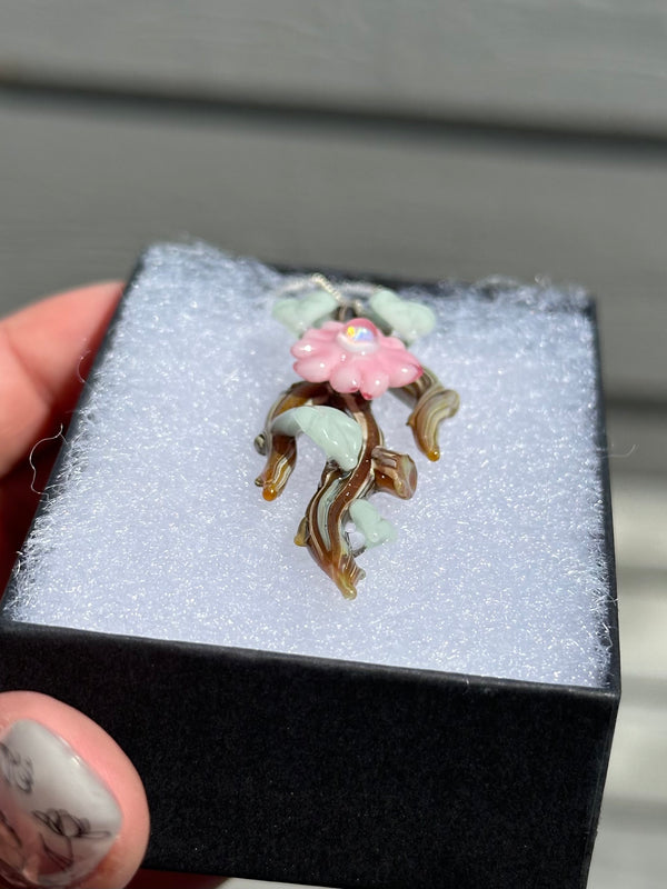 Cherry Blossom Branch Pendant 3/4