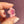 Load image into Gallery viewer, Dichro Flower Pendant -Blush and Telemagenta with Chrome Sparkles
