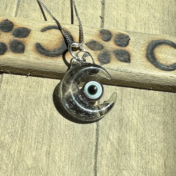 Evil Eye Moon Pendant Parallax (CFL reactive)