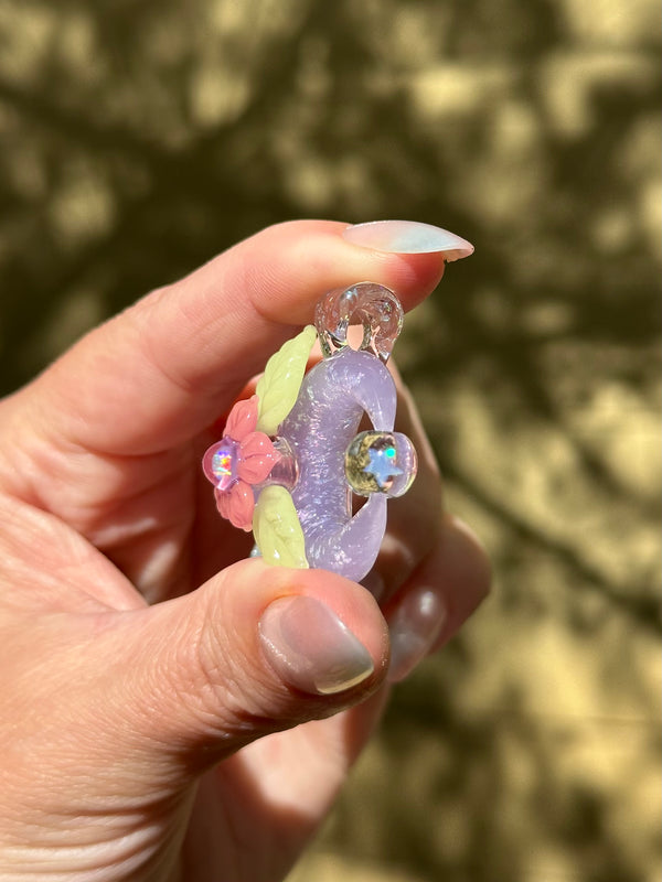 Sparkle Moon Spinner Purple & Pink (CFL leaves)