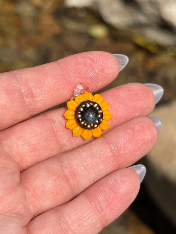 Sunflower Glass Pendants 2025