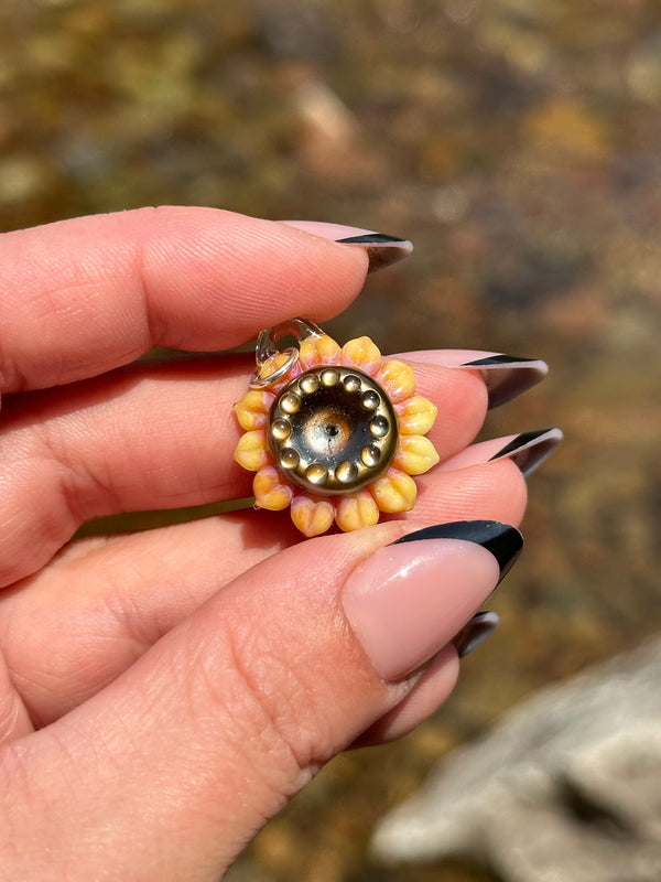 Sunflower Glass Pendants 2025