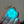 Load image into Gallery viewer, Dichro Flower Pendant Glow In The Dark White &amp; Glopal
