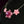Load image into Gallery viewer, Pink Floral Linked Necklace with Spinner
